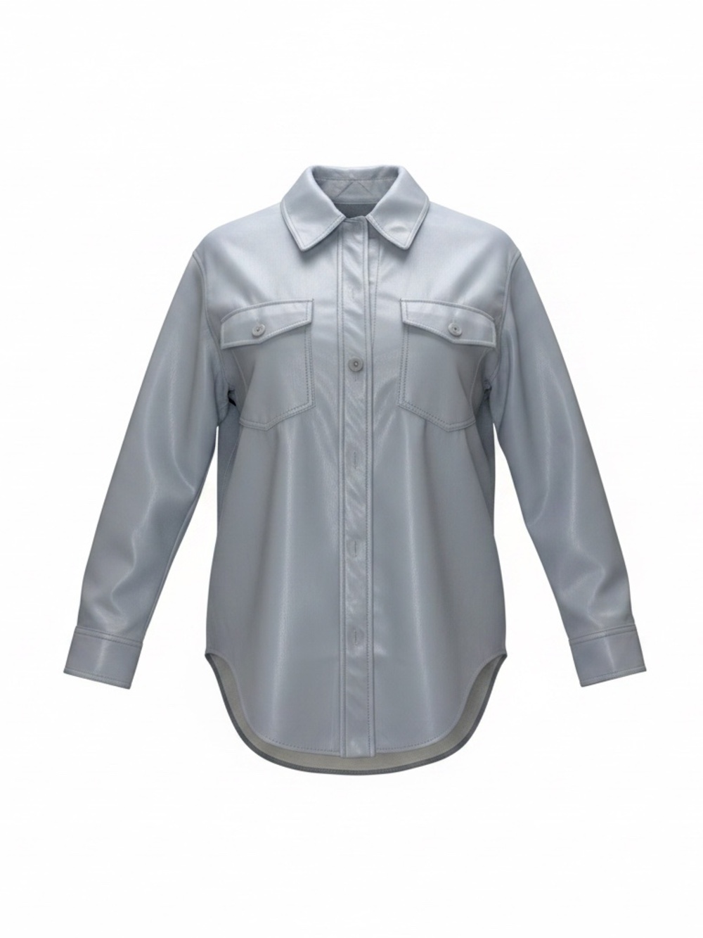 NWT Aritzia Ganna Shirt Jacket - Grey - Extra Small